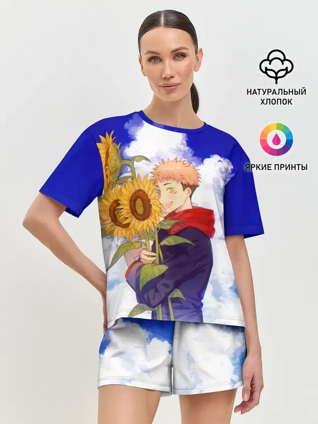 Женская пижама с шортами