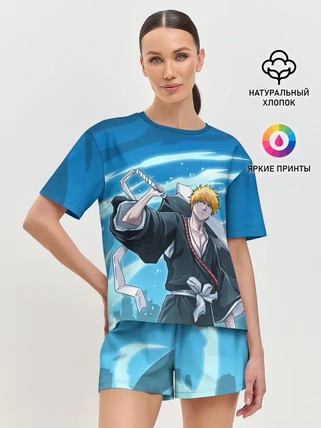 Женская пижама с шортами