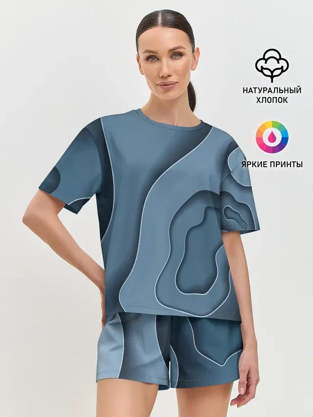 Женская пижама с шортами