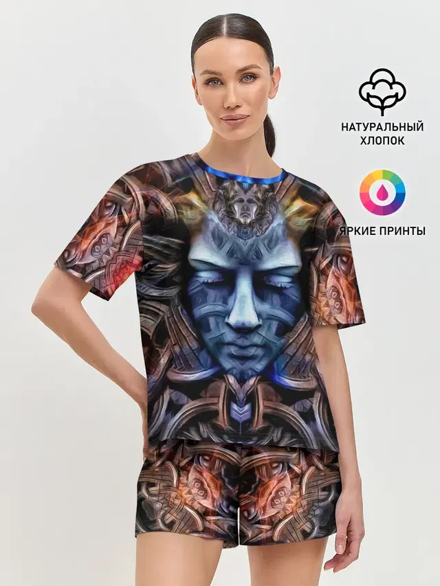 Женская пижама с шортами