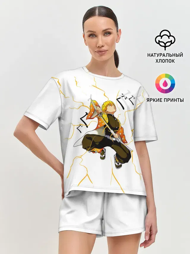 Женская пижама с шортами