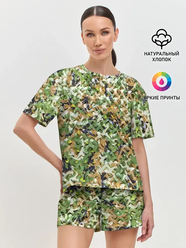 Женская пижама с шортами