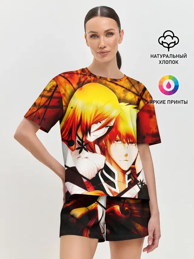 Женская пижама с шортами