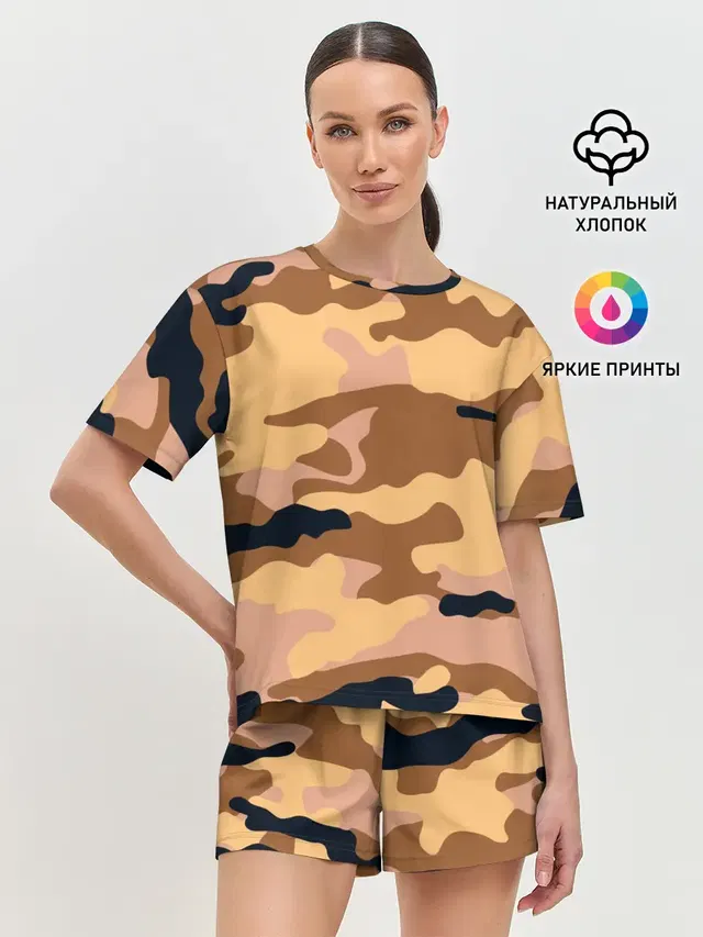 Женская пижама с шортами