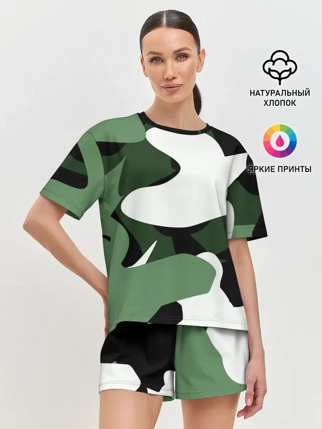 Женская пижама с шортами