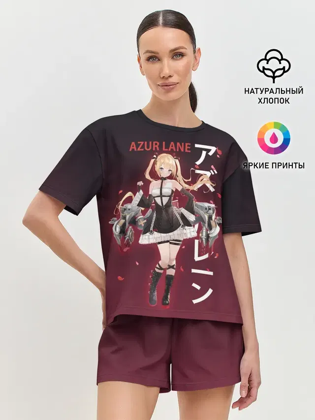 Женская пижама с шортами