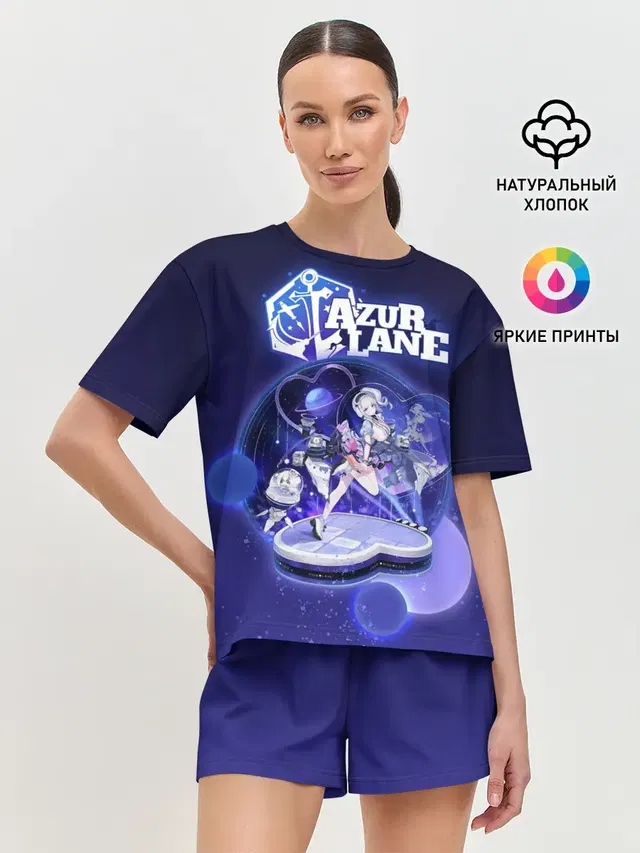 Женская пижама с шортами