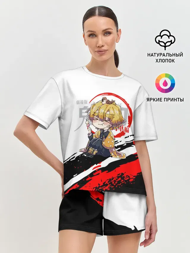Женская пижама с шортами