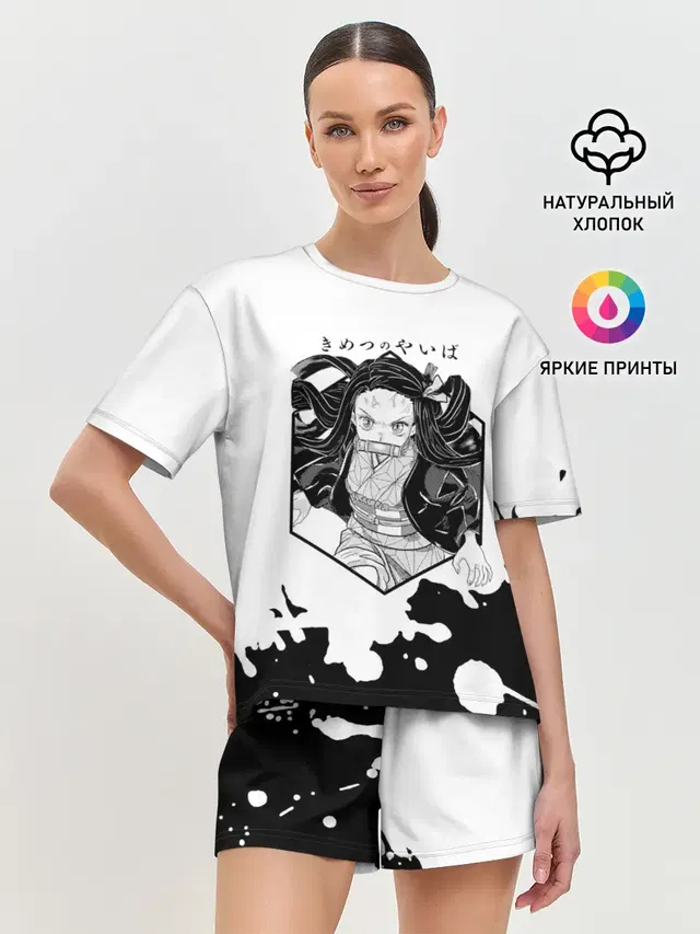 Женская пижама с шортами
