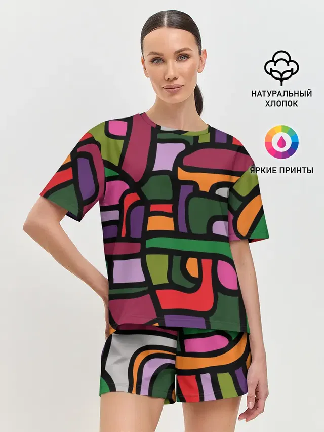Женская пижама с шортами