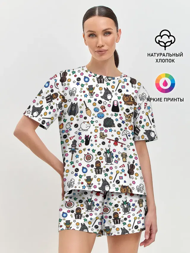Женская пижама с шортами