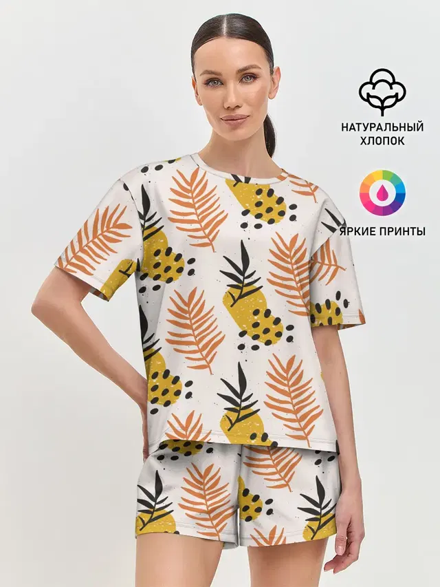 Женская пижама с шортами