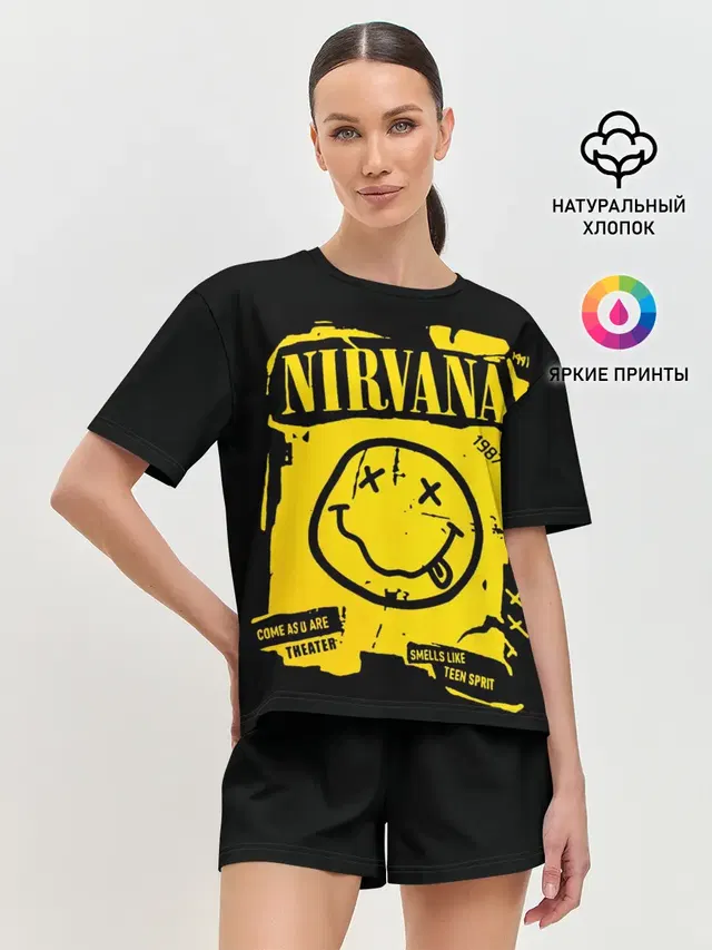 Женская пижама с шортами