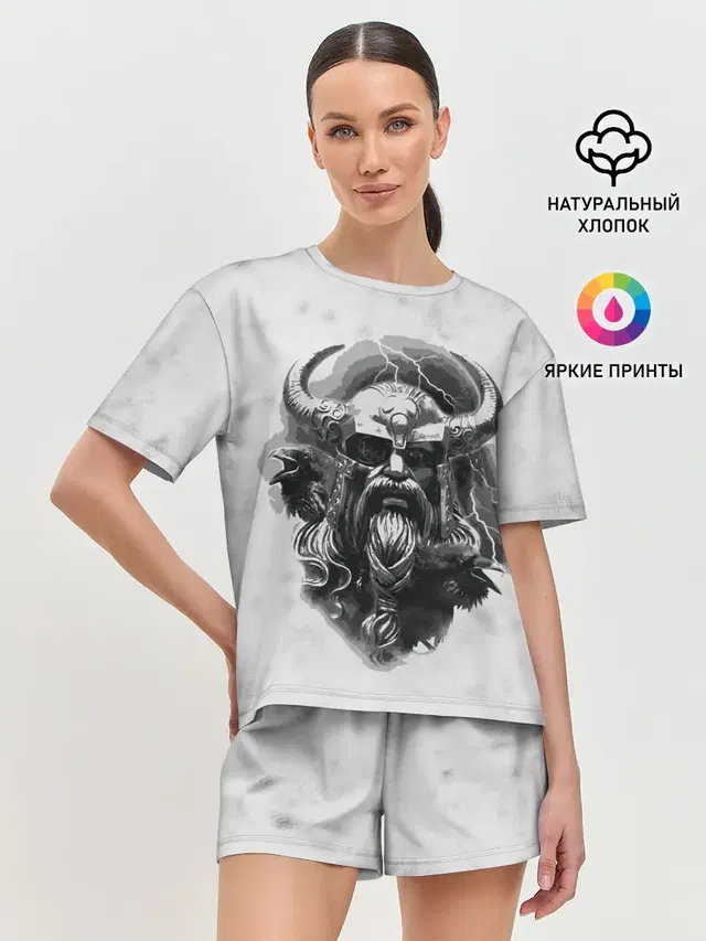 Женская пижама с шортами