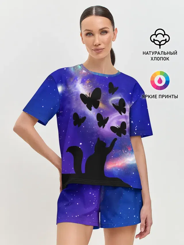 Женская пижама с шортами