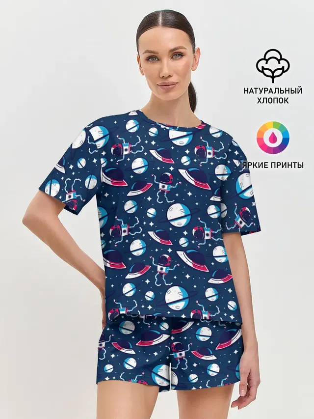 Женская пижама с шортами