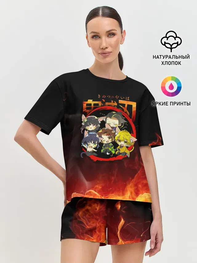 Женская пижама с шортами