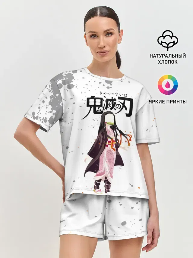 Женская пижама с шортами