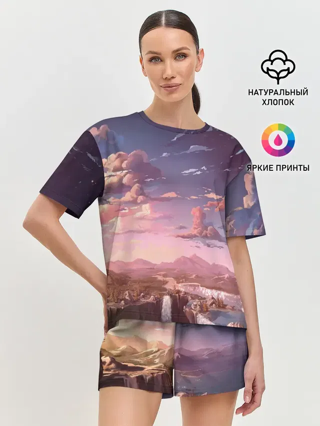 Женская пижама с шортами