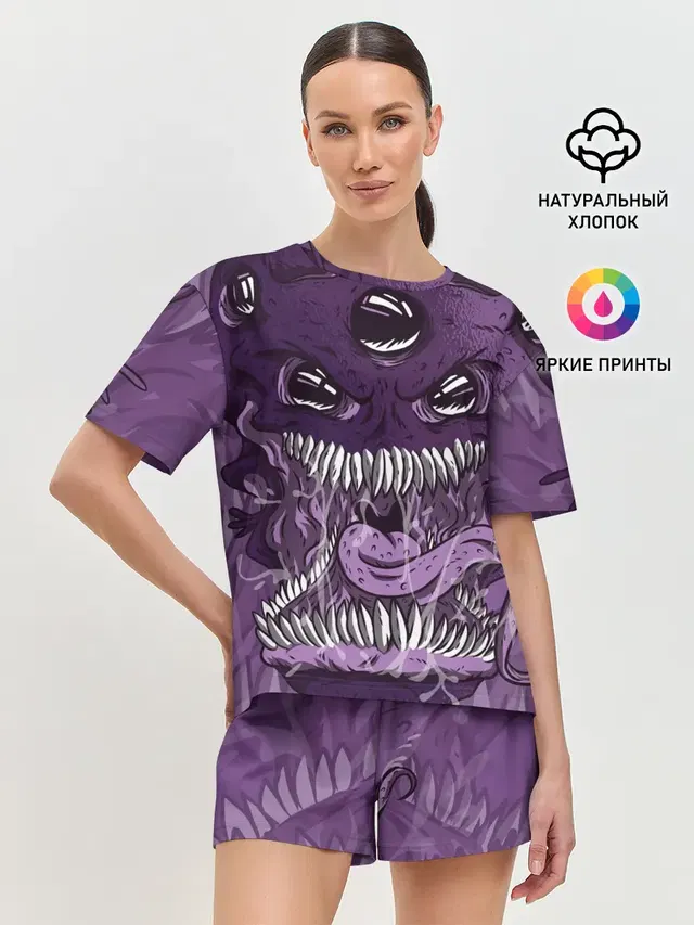 Женская пижама с шортами