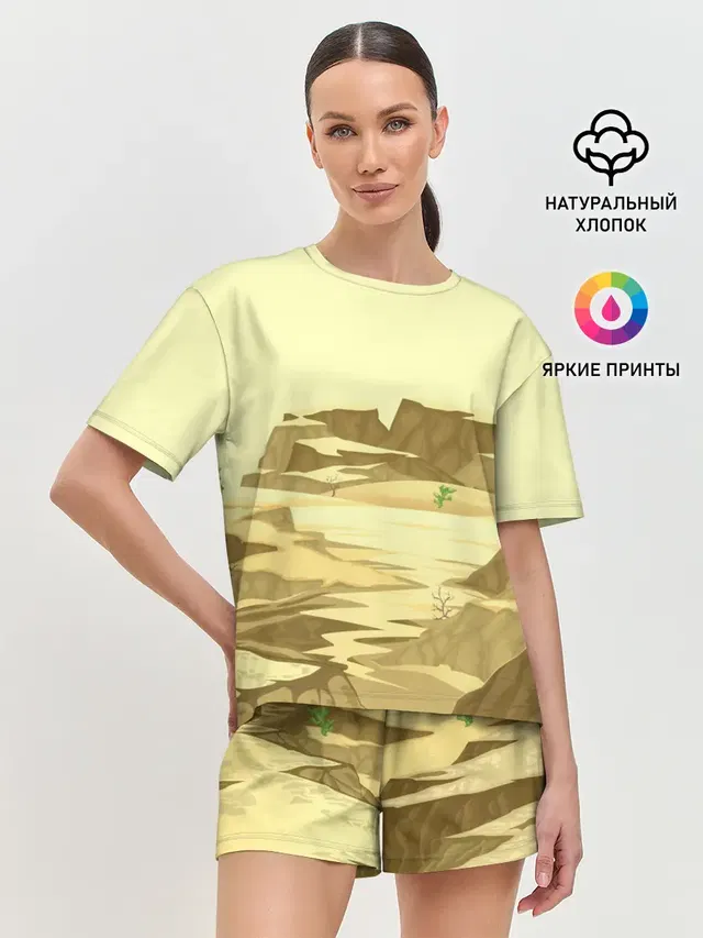 Женская пижама с шортами