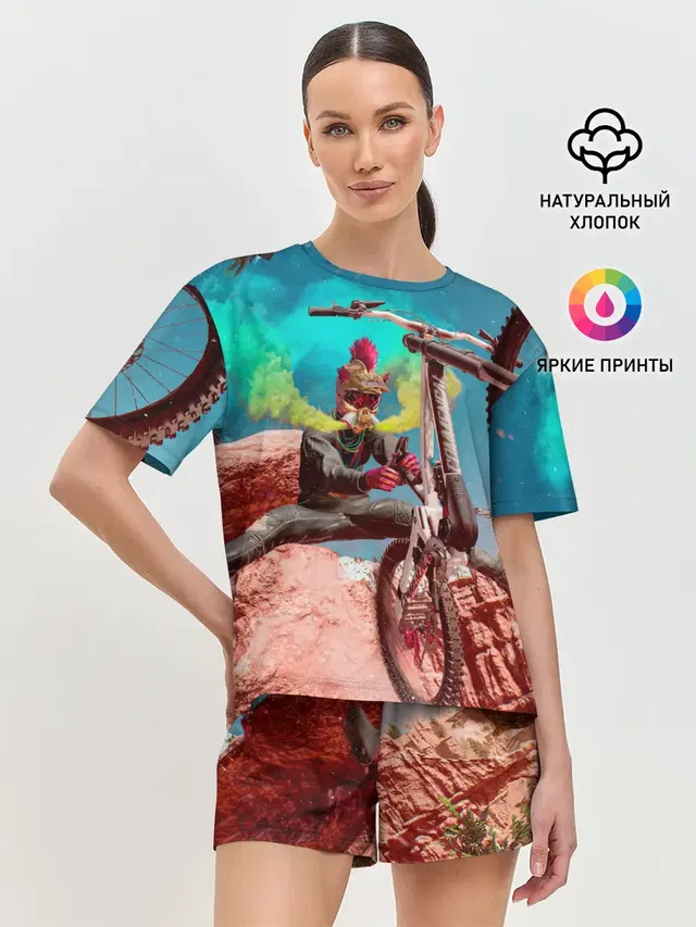 Женская пижама с шортами