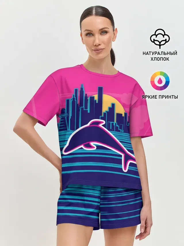 Женская пижама с шортами