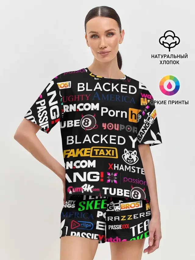 Женская пижама с шортами