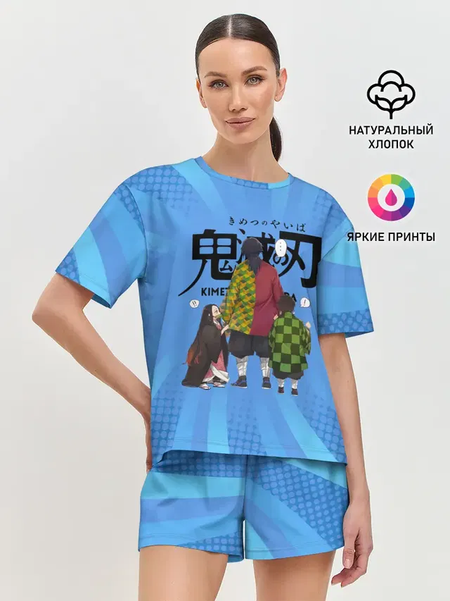 Женская пижама с шортами