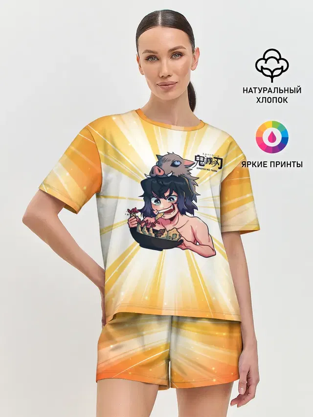 Женская пижама с шортами
