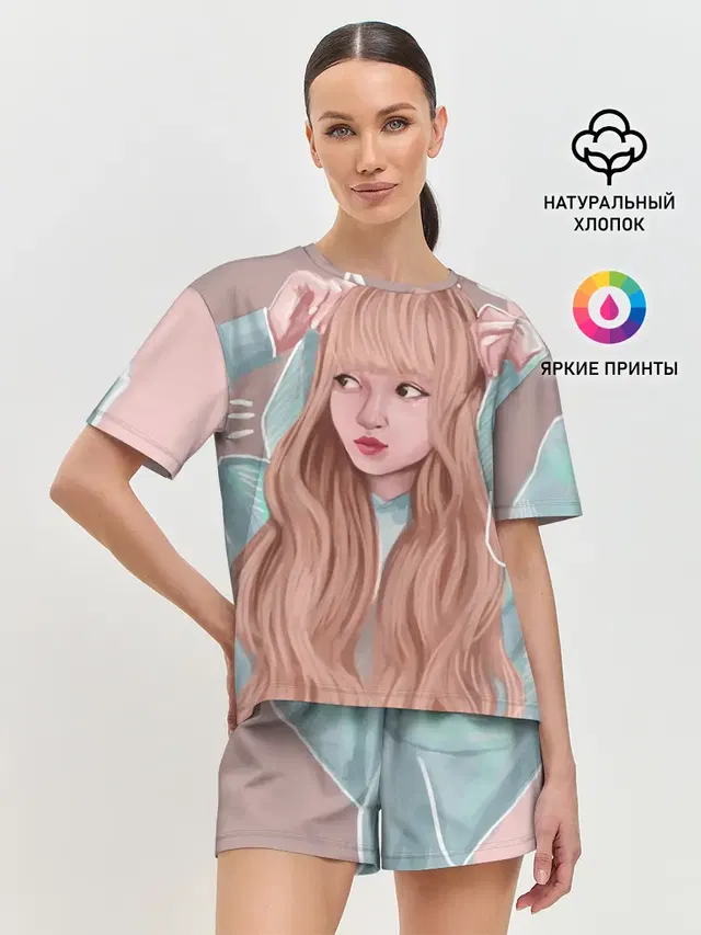 Женская пижама с шортами