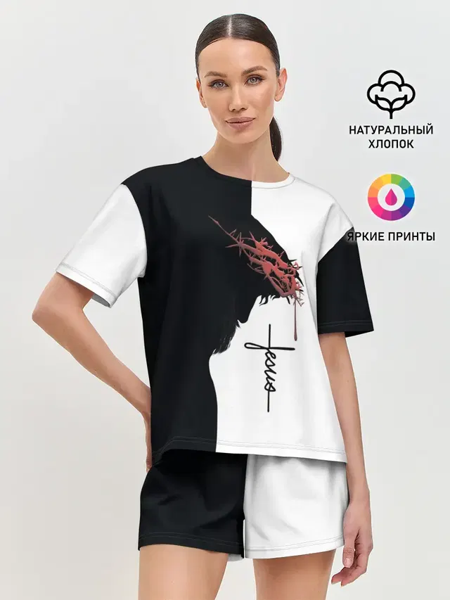 Женская пижама с шортами