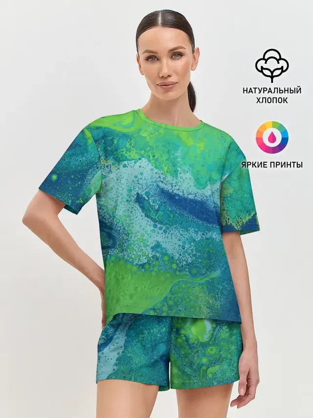 Женская пижама с шортами