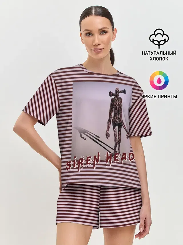 Женская пижама с шортами