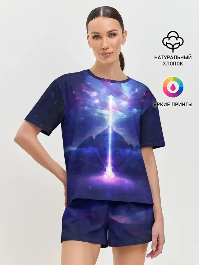 Женская пижама с шортами