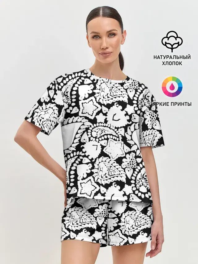 Женская пижама с шортами