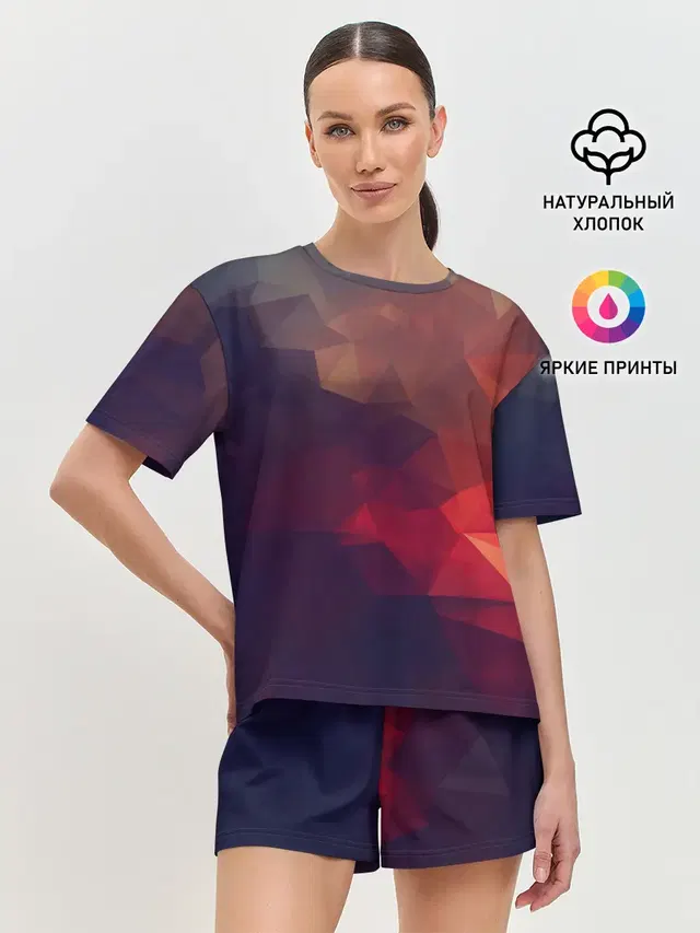 Женская пижама с шортами