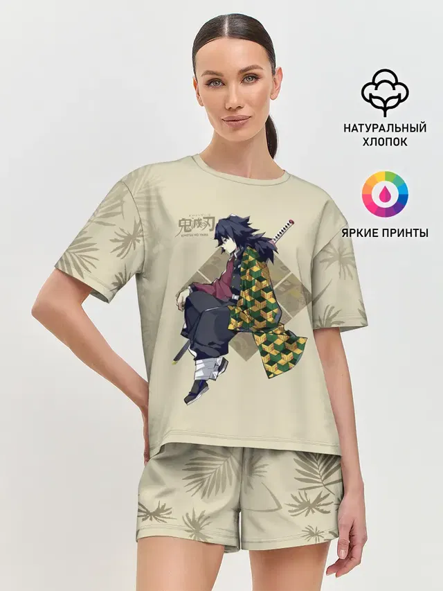 Женская пижама с шортами