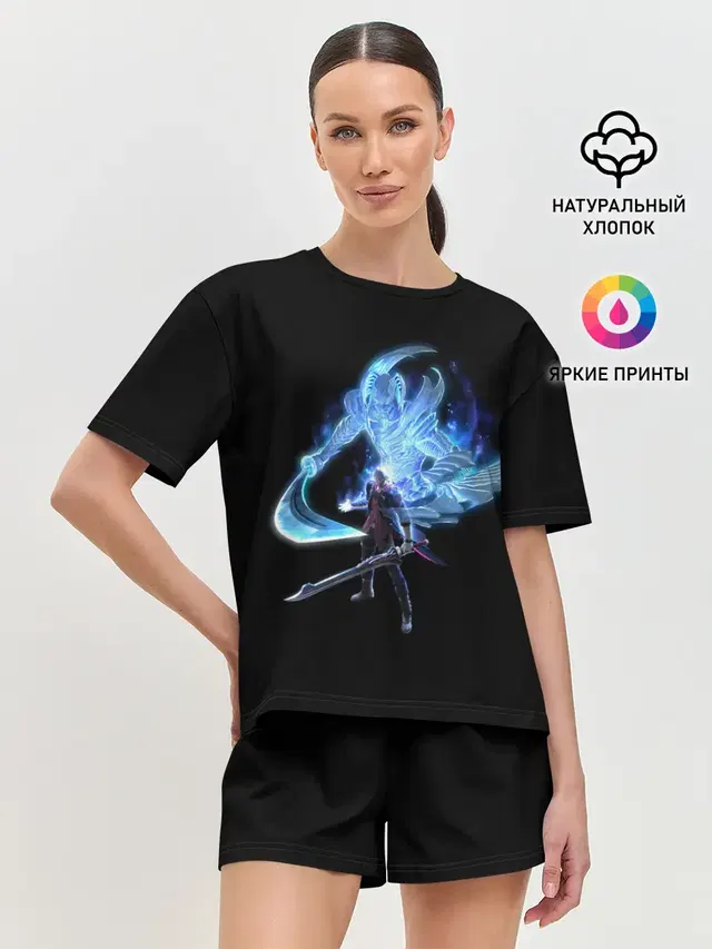 Женская пижама с шортами