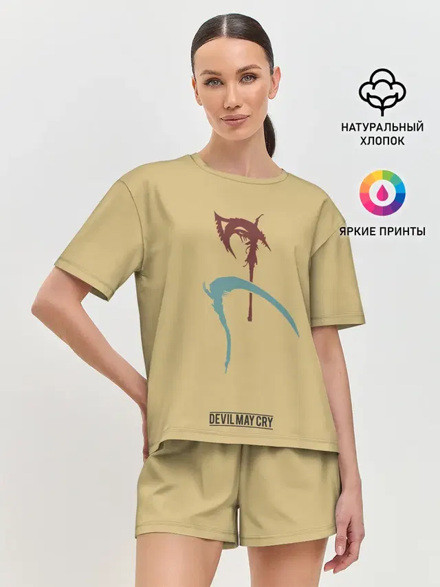 Женская пижама с шортами