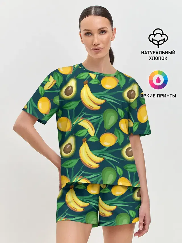Женская пижама с шортами