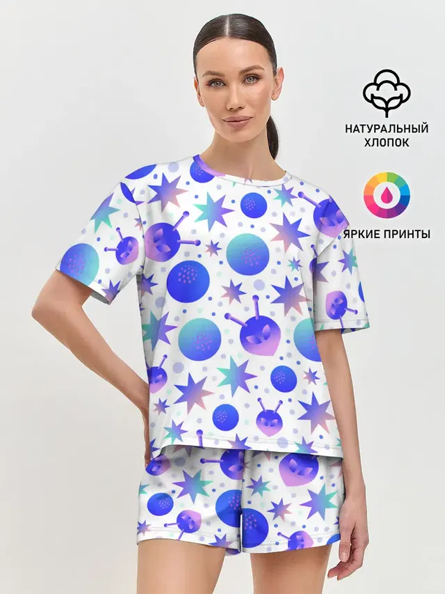 Женская пижама с шортами