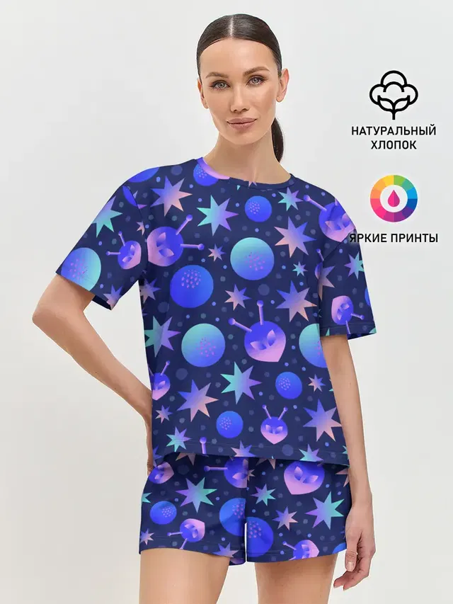 Женская пижама с шортами