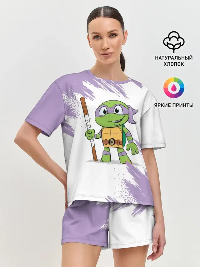 Женская пижама с шортами