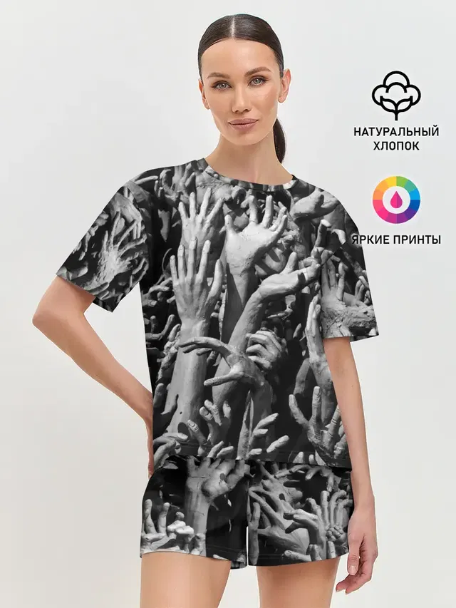 Женская пижама с шортами