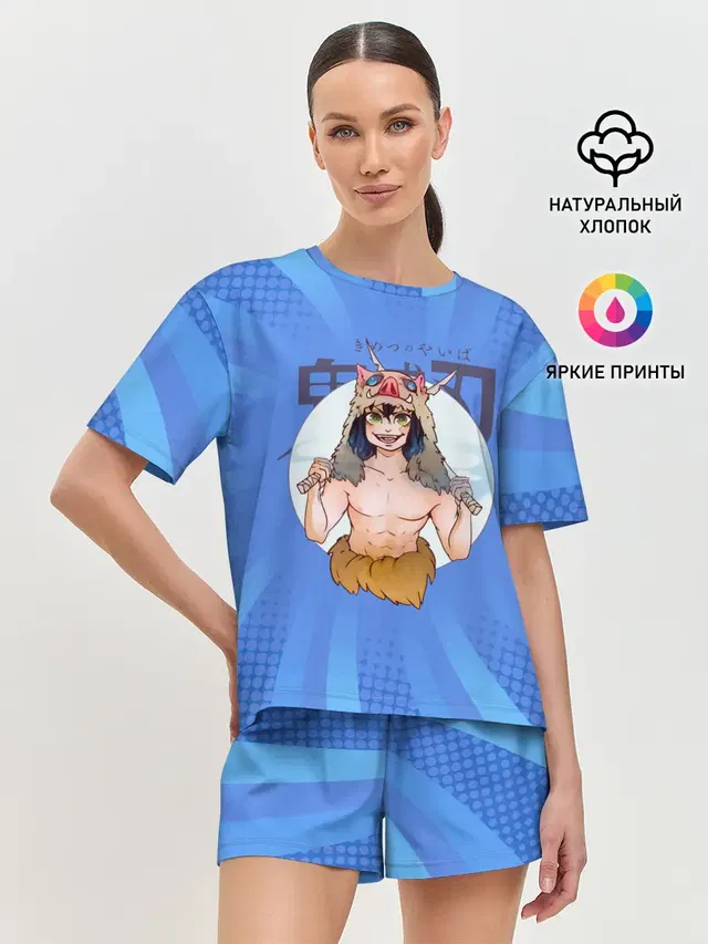 Женская пижама с шортами