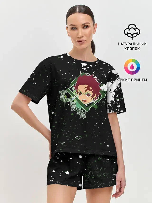 Женская пижама с шортами