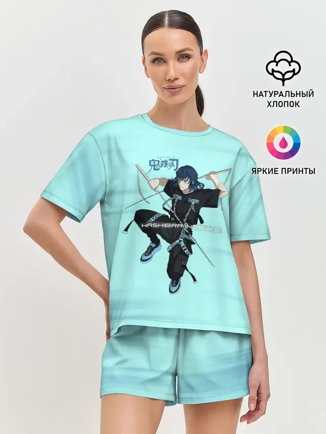 Женская пижама с шортами