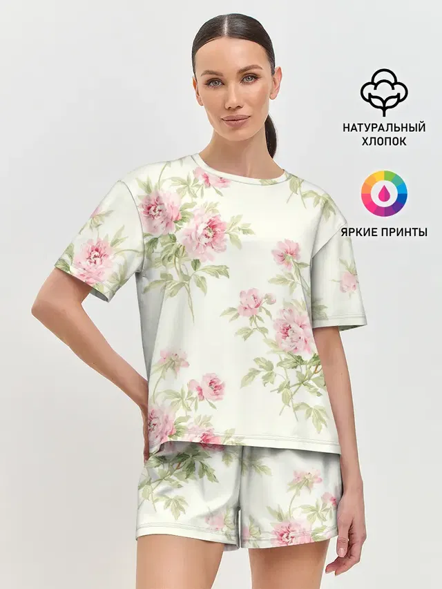 Женская пижама с шортами
