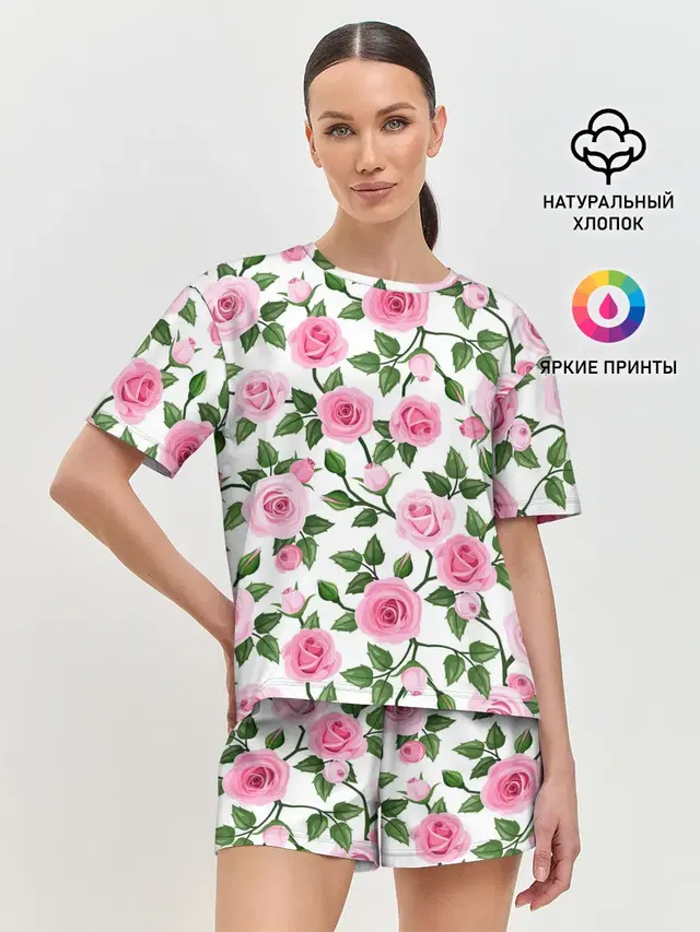 Женская пижама с шортами